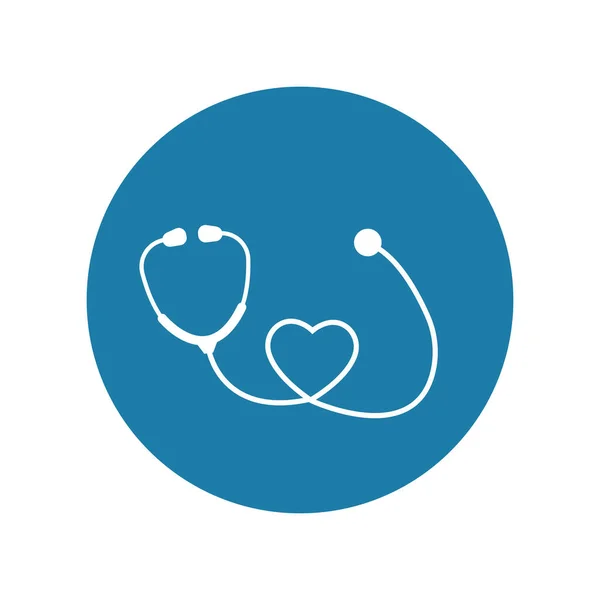 Stethoskop Medizinische Ikone Illustration — Stockfoto