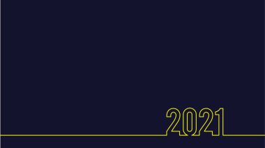 2021, mutlu yıllar. 2021 sayısının tatil görüntüsü