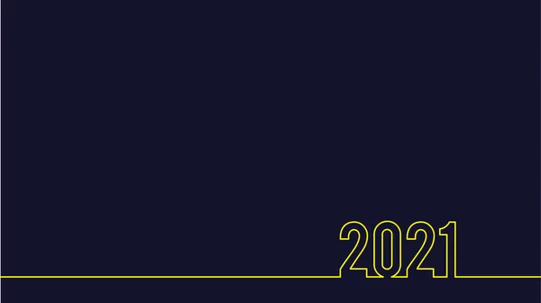 2021 2021 숫자의 Llustration 2021 — 스톡 사진