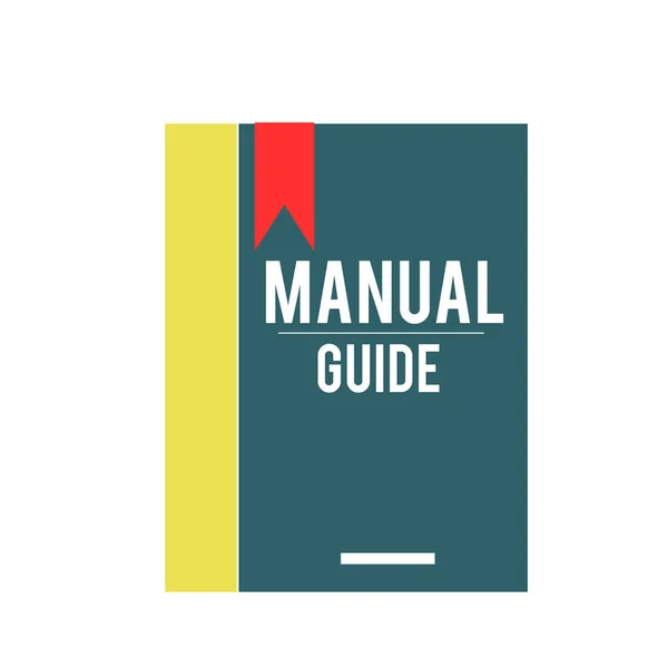 Documento Guia Usuário Manual Livro Mesa — Fotografia de Stock