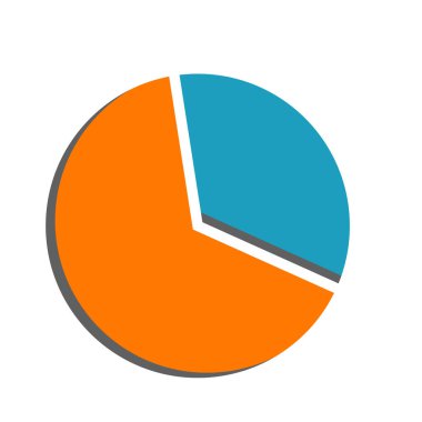 Projeniz için beyaz arkaplanda izole edilmiş grafik simgesi.