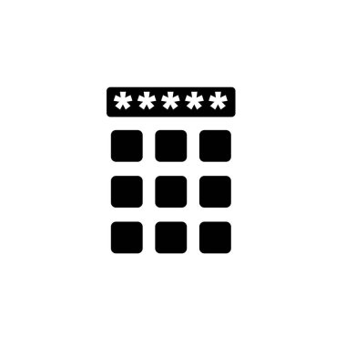 parola bildirimi ve kilit simgesi