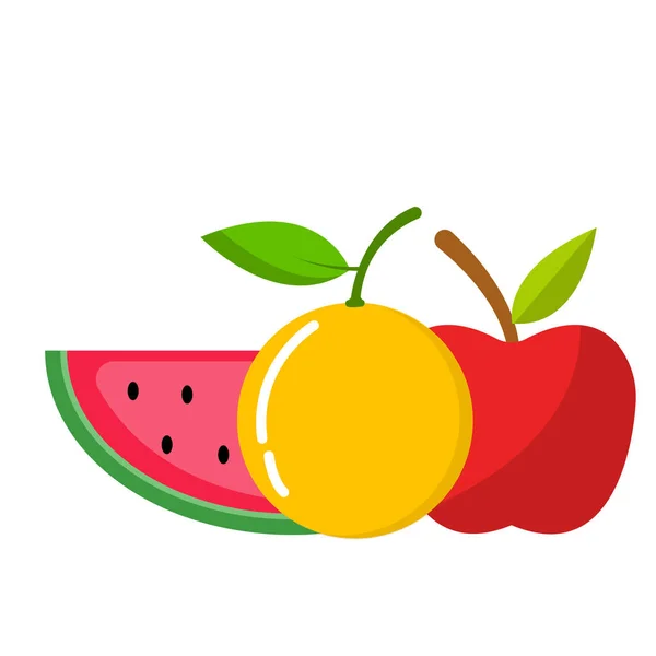 fruit illustration isolated on white