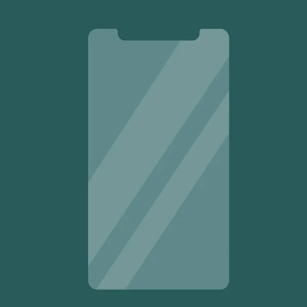 Smartfon Folia Ochronna Szkło — Zdjęcie stockowe