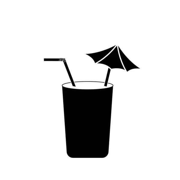 Summer Drink Relax Illustration Symbol Design — Stock Photo, Image