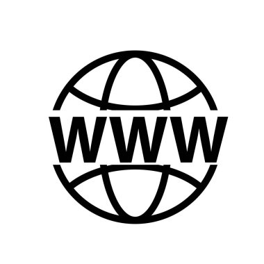 Web simgesi düz tasarım