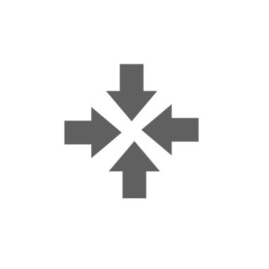 Oklar web simgesi. İzole illüstrasyon