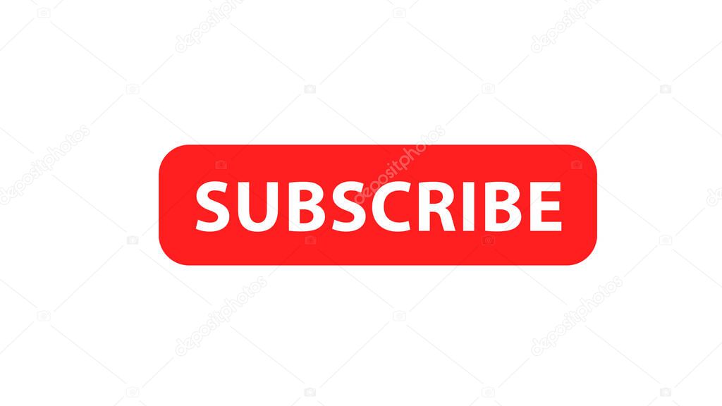 Subscribe button icon. illustration. Business concept subscribe pictogram.