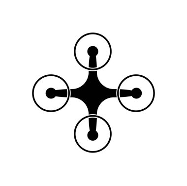 Hareket kameralı drone kuadrokopteri