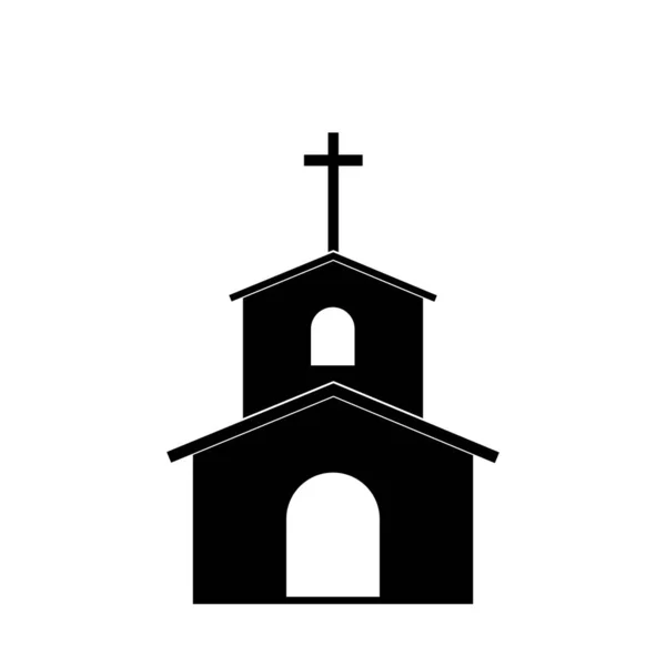 Church Icon White Background Illustration — Stock Photo, Image