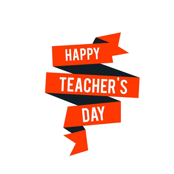 Happy Teacher's Day. illustration on white background