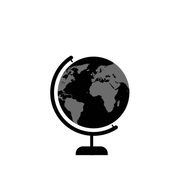 Icon Globe Illustration White Background — 스톡 사진