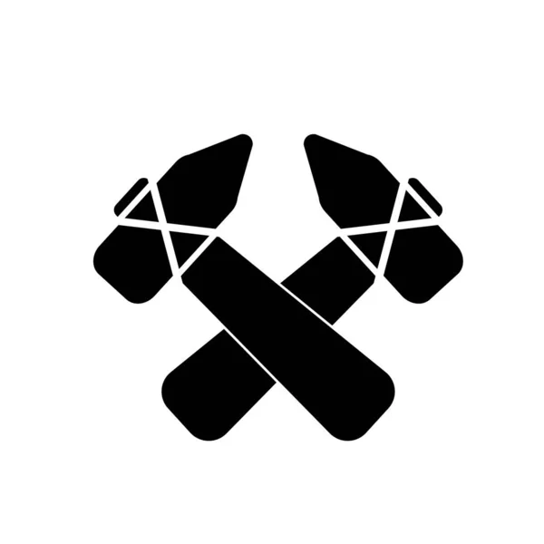 Ikona Kladiva Symbol Kladiva Plochá Ilustrace — Stock fotografie
