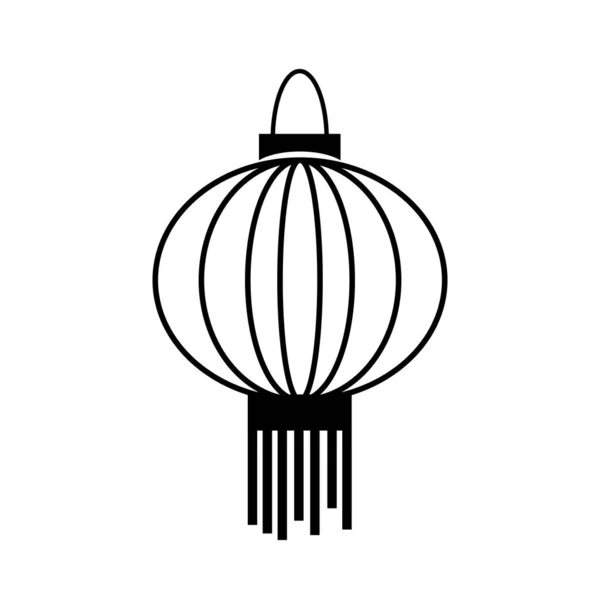 Chinesische Laterne Symbolbild Illustration Für Ihr Design — Stockfoto