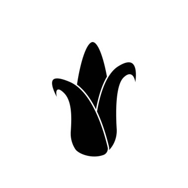 Mısır illüstrasyonu siyah simge tasarımı