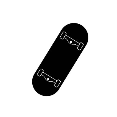 beyaz arkaplan üzerindeki skebord resimlemesi