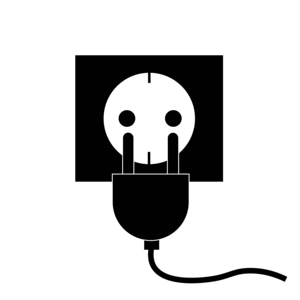 Electric Socket Plug Illustration Template — Stock Photo, Image