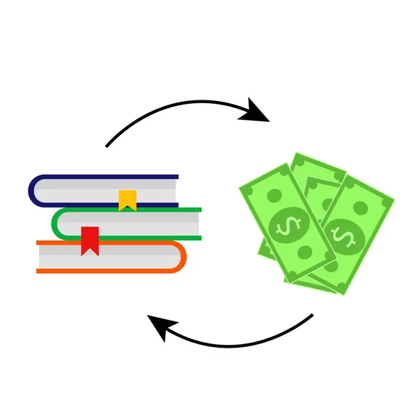 Oktatás Pénzidő Illusztráció — Stock Fotó