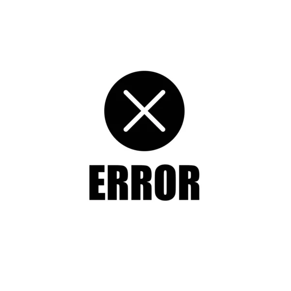 Fehlermeldung Erscheint Systemfehler — Stockfoto