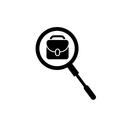 Çanta Torbası Simge Logo Şablonu Çizim Tasarımı