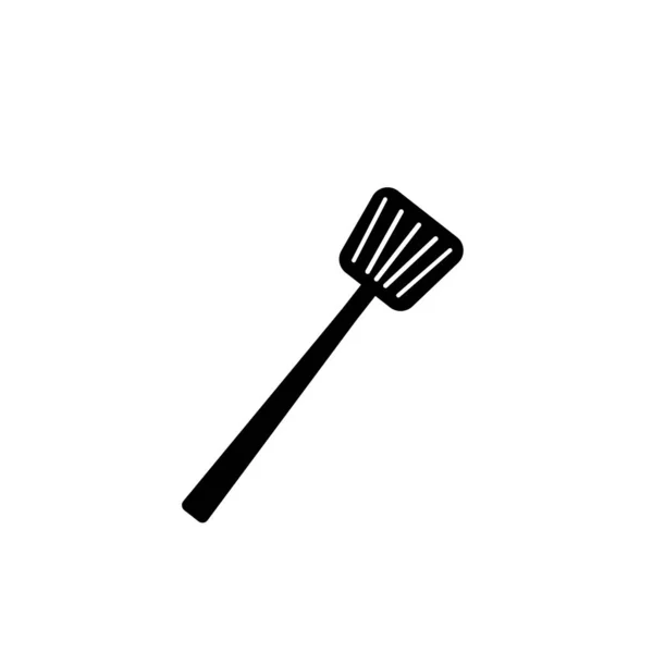 Grill Barbecue Bar Icon Logo Illustration White — 스톡 사진