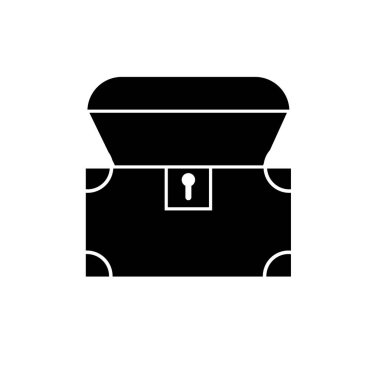 Beyaz arkaplanda hazine illüstrasyonu 