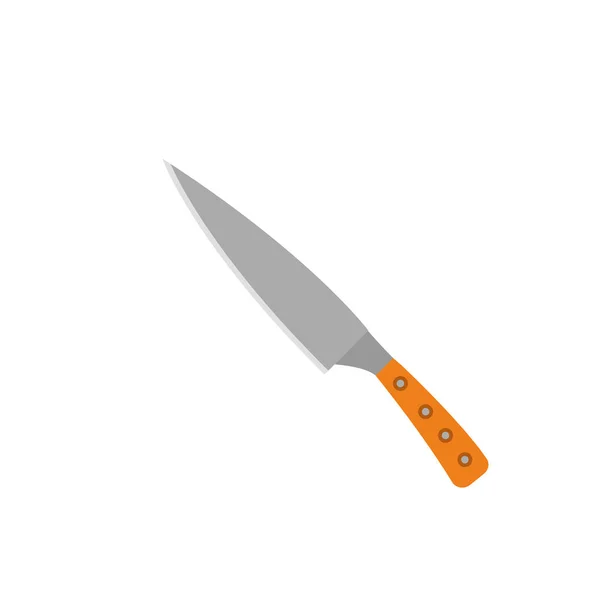 Cuchillo Cocina Icono Sobre Fondo Blanco —  Fotos de Stock