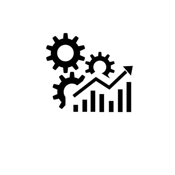 Productivity Icon Productivity Analysis Icon — Stock Photo, Image