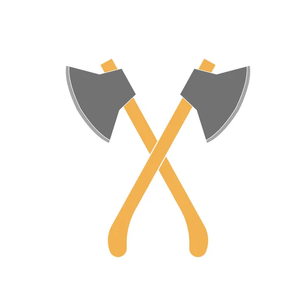 Axt Waffe Logo Illustration Klinge Schwert Kunai — Stockfoto