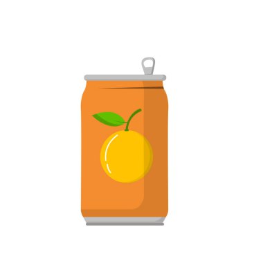 Beyaz arka planda izole edilmiş renkli turuncu limonata..