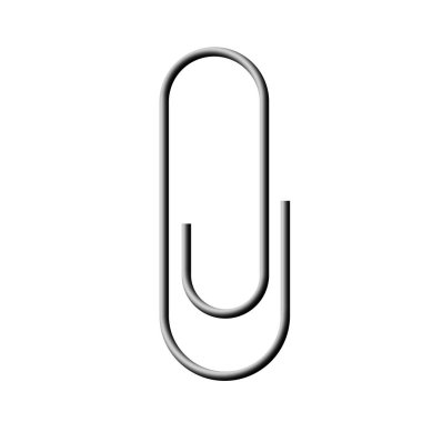 beyaz arkaplanda siyah klasörlü ataçlar.