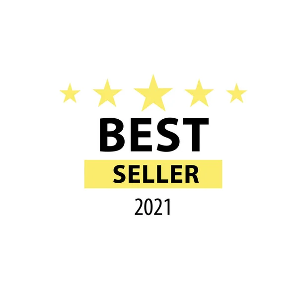 Best Seller Con Sfondo Cinque Stelle — Foto Stock