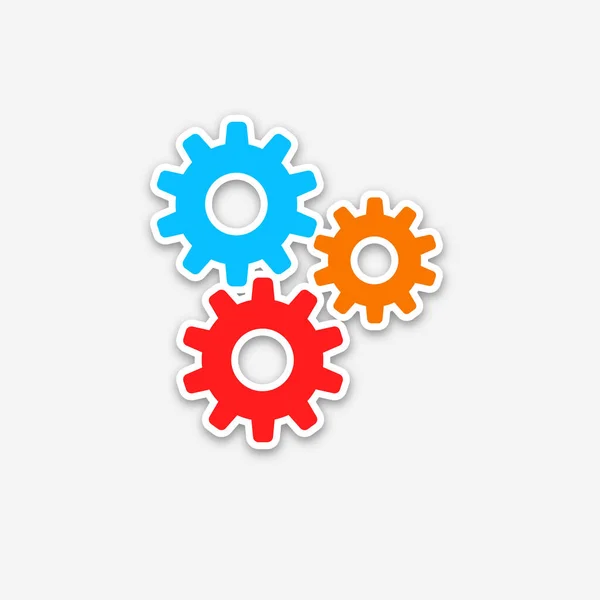 Redskap Logotyp Design Illustration Vit — Stockfoto