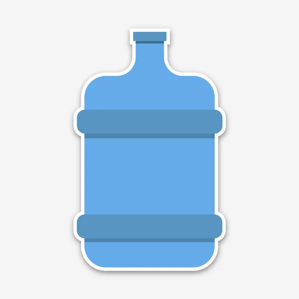 Большие Пластиковые Бутылки Чистой Питьевой Воды — стоковое фото