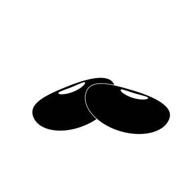 fasulye, beyaz arkaplanda illüstrasyon