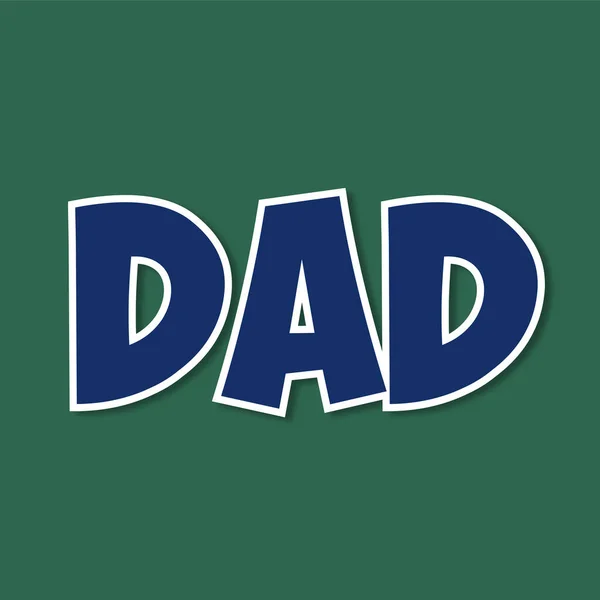 Letras Diseño Love Dad Children Father — Foto de Stock