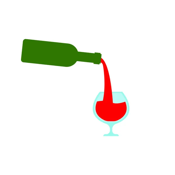 Serve Drink Illustration White Background — Stock Photo, Image