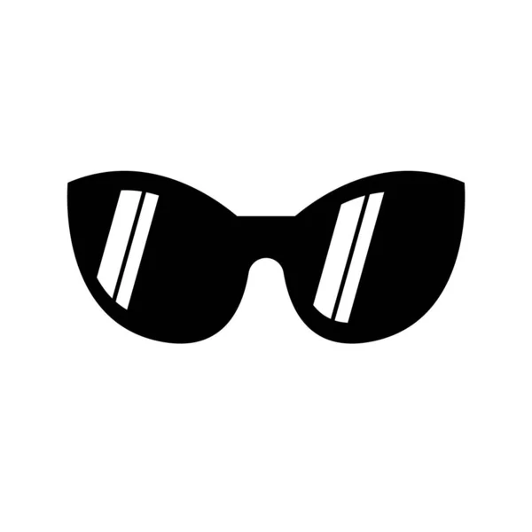 Izolowana Ikona Okularów Przeciwsłonecznych Białym Tle — Zdjęcie stockowe