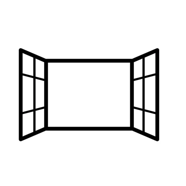 Icono Ventana Elemento Simple Ilustración —  Fotos de Stock