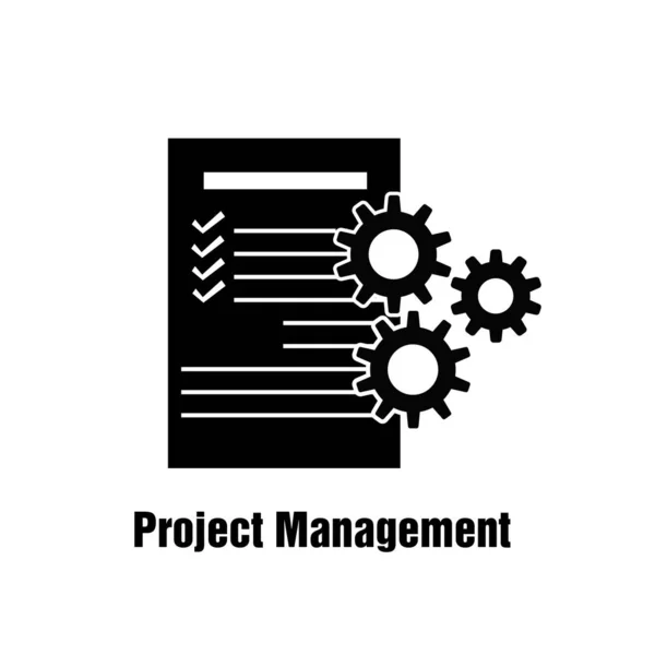 Иконка Project Management Line — стоковое фото