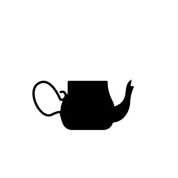 Чайник Значок Чашки Символ Чая Иллюстрация — стоковое фото