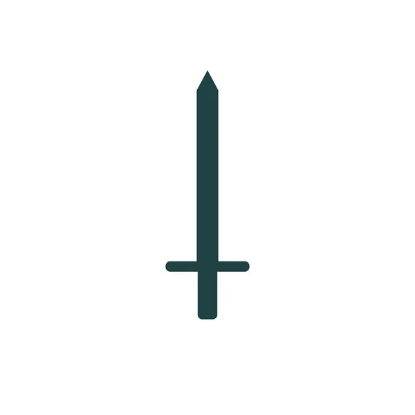 Sword Icon Isolated Sign Symbol Illustration — Stock Photo, Image