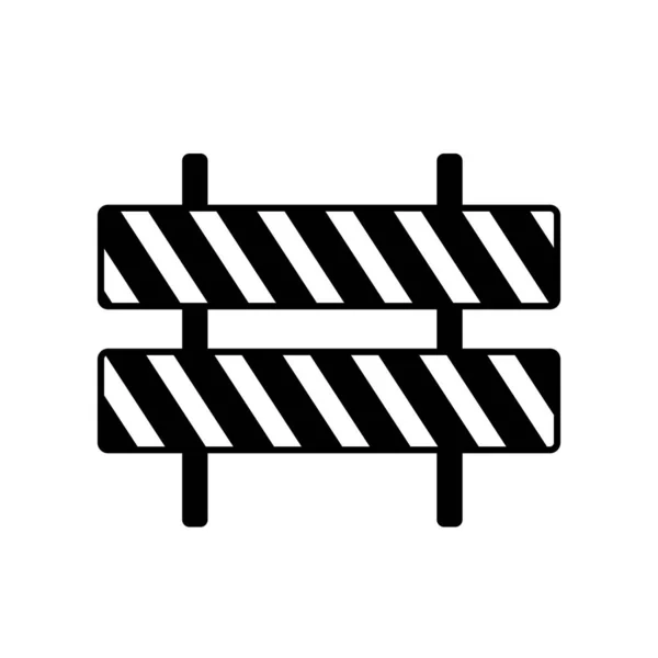 Ikona Bariery Budowlanej Ikona Bariery Drogowej — Zdjęcie stockowe