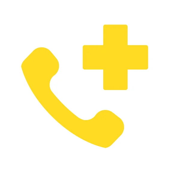 Icona Del Telefono Isolato Segno Simbolo Illustrazione — Foto Stock