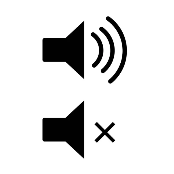 Control Voz Volumen Símbolo Mute — Foto de Stock