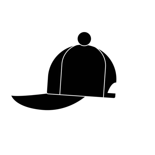 배경에 고립되어 모자의 아이콘 — 스톡 사진