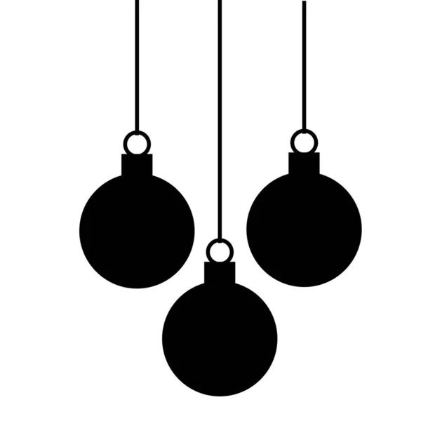 Jednoduchá Ilustrace Vánoční Stromeček Hračka Objekt Pro Vánoční Design — Stock fotografie