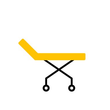 sedye tıbbi gereç hattı simge çizimi tasarımı