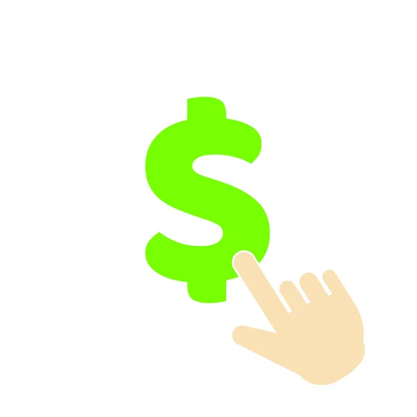 Dłonie Pieniądze Waluta Dollar Znak Take Care Money — Zdjęcie stockowe