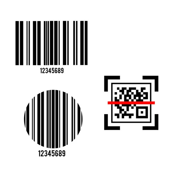 QR code sample for smartphone scanning. Qr code icon